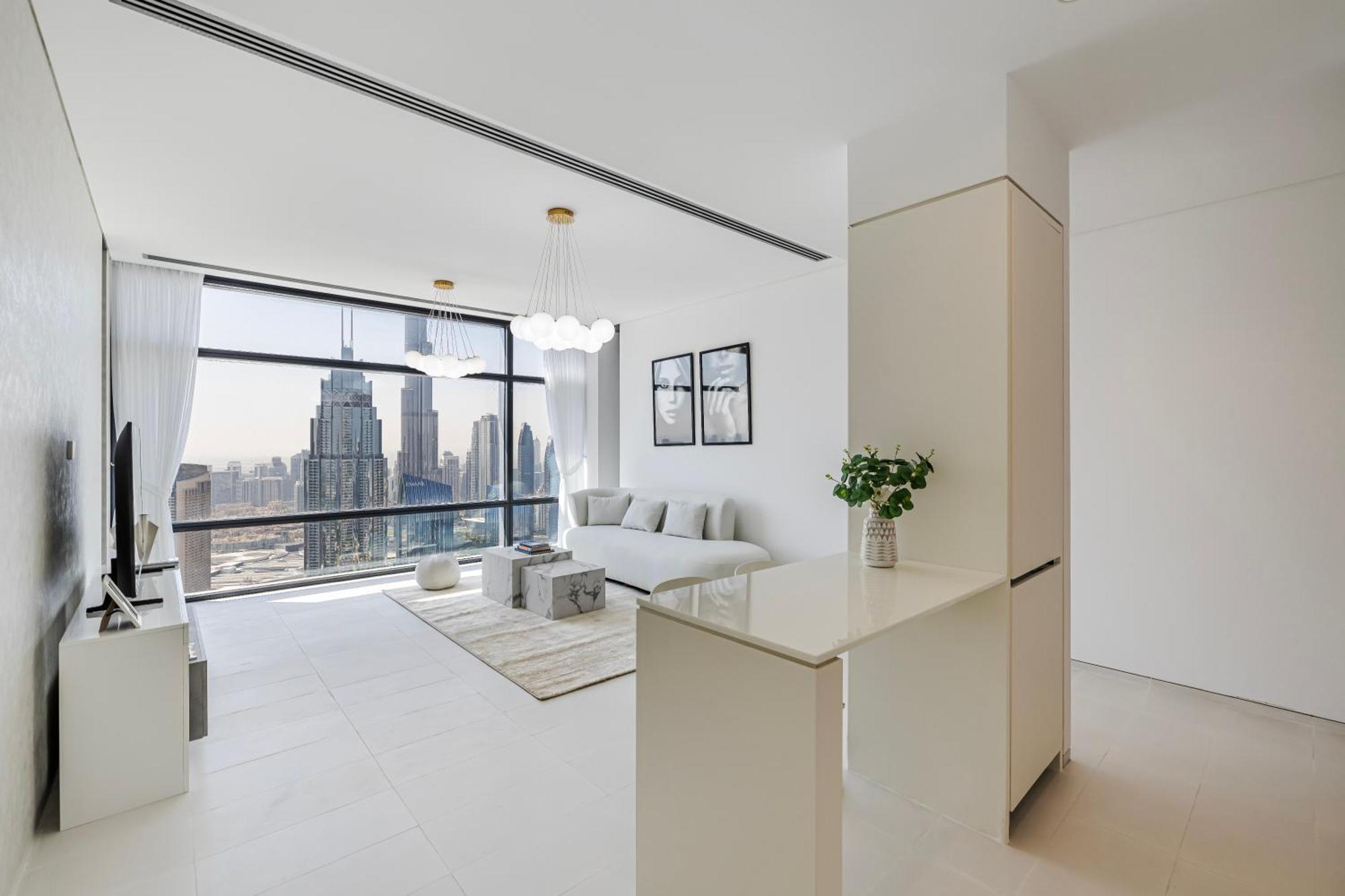 1Br Burj Khalifa View Index Tower Difc Appartement Dubai Buitenkant foto