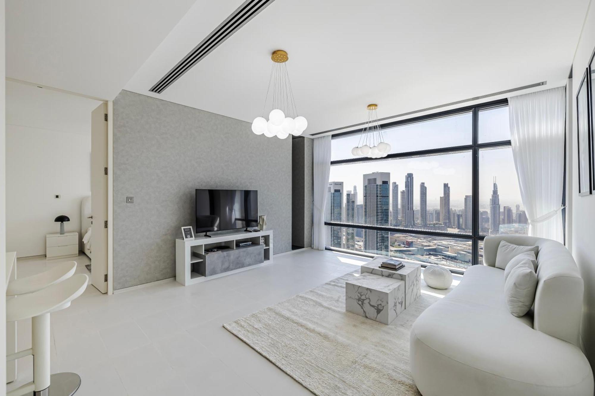 1Br Burj Khalifa View Index Tower Difc Appartement Dubai Buitenkant foto